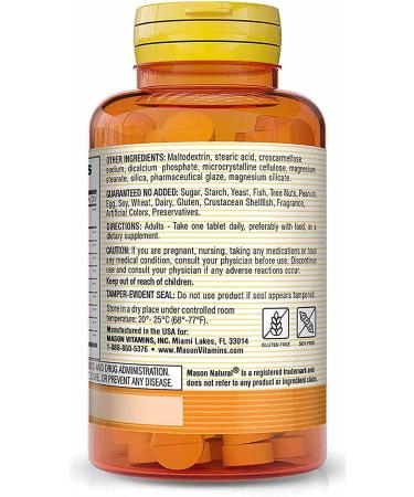 Mason Natural Digestive Enzymes - 90 Tablets for Optimal Digestion & Gut Health - Buy Online on GoSupps.com