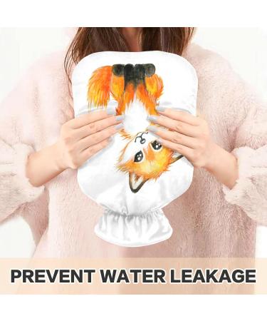 Large 2L Hot Water Bottle with Cover for Pain Relief | Soothing Neck & Shoulder Relief - Buy Online on GoSupps.com