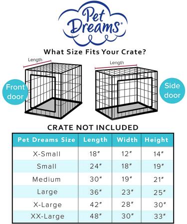 Pet Dreams Dog Crate Bumper - Eco Friendly Pads for Wire Crate | 18 Graphite Grey - Buy Online on GoSupps.com