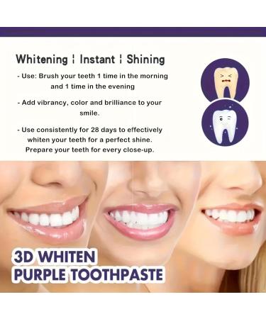 Aislor Purple Deep Cleaning Toothpaste for Color Correcting & Stain Removal Refreshing Fresh Breath Oral Care Purple One Size One Size Purple - Buy Online on GoSupps.com
