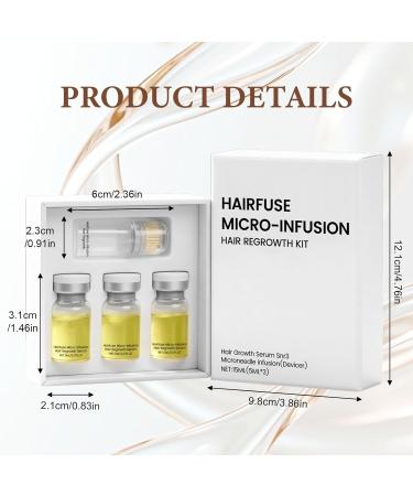 Micro Infusion Cheveux Colagea Micro Infuse Cheveux Homme Repousse Cheveu-x Favorise Pousse Chev-eux Rend Cheveu-x Plus pais Fortifie Racines(5ml*3) - Buy Online on GoSupps.com