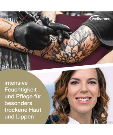 Wellsamed Wellsacare Vaseline Cream 150 ml 3 x 50 ml with honey marigold and St Johns wort for dry skin and lips cares and protects moisturizing cream with vitamin E and propolis honey 50 ml 3er Pack - Buy Online on GoSupps.com