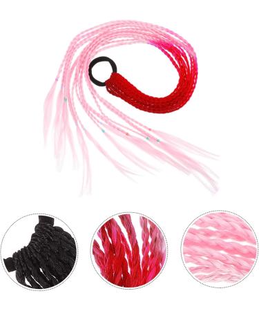 DOITOOL Ponytail Braid Faux Brazilian Crochet Needle for Dreadlocks Hair Accessory Pedicure Foot Rest Spring Decor Tape Afro Kids Decor Wig Premium Hairpiece Miss Silk Africa 60X5.5X0.5cm Rose PInk - Buy Online on GoSupps.com