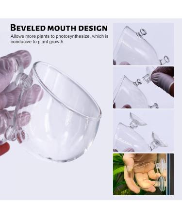 Vtinyeal Aquarium Plant Keep Cup - 2 Pieces Water Plant Pot with Suction Cups | Aqua Decoration & Accessories - Buy Online on GoSupps.com