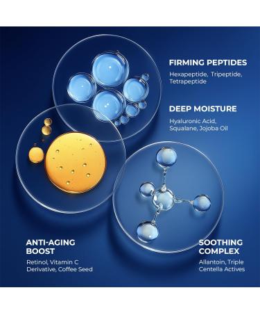 DIPSEVEN 6 in 1 Face Cream for Men: Daily Hydrating Anti Aging Moisturizer with Hyaluronic Acid & Niacinamide Helps Smooth Fine Lines - Buy Online on GoSupps.com