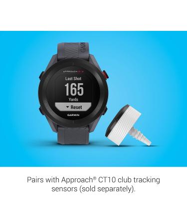 Garmin Approach S12 GPS Golf Watch - Granite Blue | 42k+ Preloaded Courses - Buy Online on GoSupps.com