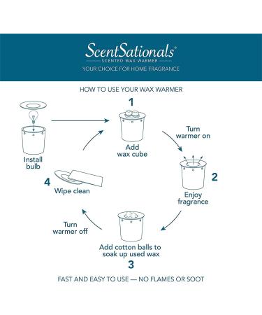 Buy Scentsationals Magic Spell Wax Melts - Strong Scented Wax Cubes Long Lasting 2.5 oz (6 Cubes) - Fast International Shipping - Buy Online on GoSupps.com