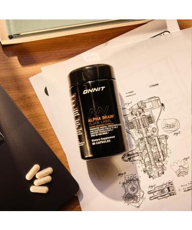 ONNIT Alpha Brain Black Label Capsules IGEN Non-GMO Tested Citicoline Brain Supplement for Concentration and Memory Lion s Mane Lutemax Lutein L Theanine and Mucuna Pruriens 80 Count - Buy Online on GoSupps.com