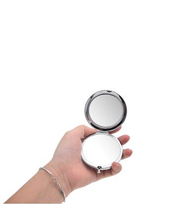 Dolovemk Foldable Makeup Mirror - Small Portable Double Sided Cosmetic Mirror in Green | Ideal for Travel & Everyday Use - Buy Online on GoSupps.com