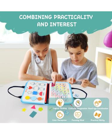 Azalee Busy Board - Montessori Dinosaur Activity Toy for Kids | Enhance Motor Skills & Basic Life Skills - Buy Online on GoSupps.com