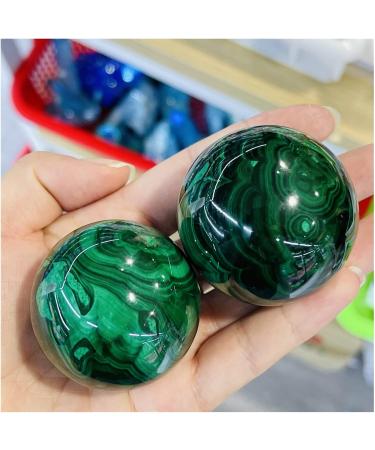 Natural Crystal Rough Natural Malachite Sphere Energy Reiki Stones Home Decoration Gemstone 1PC - Buy Online on GoSupps.com