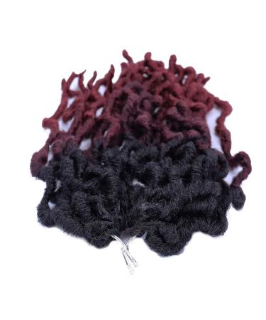 14 Inch Goddess Faux Locs Crochet Hair 6 Packs/Lot - Soft Gypsy Locs Wavy Crochet Braids Dreadlocks - 3 Tone Curly Wavy Twist Braiding Hair Extensions - African Roots Braid - 1B/99j/530 - Buy Online on GoSupps.com