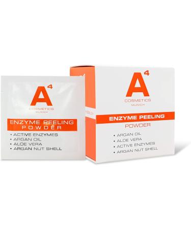 A4 COSMETICS Enzyme Exfoliating Powder - Enzyme exfoliant and anti-aging facial care - Facial cleansing and exfoliating - Skin care for a fresh complexion and smooth skin - Refines skin tone (15 g) - Buy Online on GoSupps.com