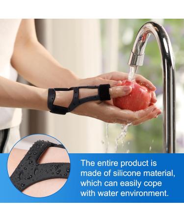 Velpeau Waterproof Thumb Brace - Arthritis Pain Relief & Support | Semi-rigid Silicone Splint for De Quervain's Tenosynovitis & Tendonitis | Fits Most Hands - Buy Online on GoSupps.com