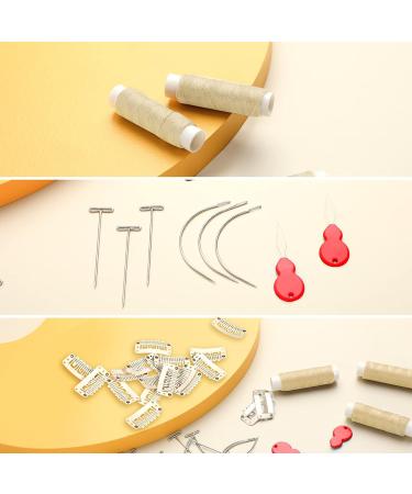 85-Piece Clip Hair Extension Set | 50 U-Shaped Clips Needles T-Pencils & More for Perfect Hair Styles - Buy Online on GoSupps.com