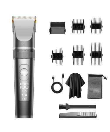Rechargeable Hair Clippers for Men Cordless Hair Trimmers for Men Electric Hair Clippers - Clippers and Trimmers Set for Convenient at Home Haircutting
