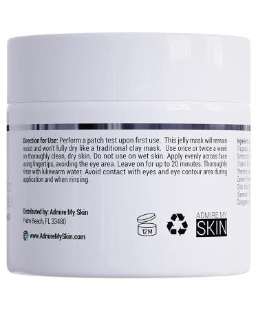 Seaweed Hyaluronic Acid Jelly Mask - Anti Aging Skincare with Centella Asiatica & Rosehip for Plump Glowing Skin - 2oz - Buy Online on GoSupps.com