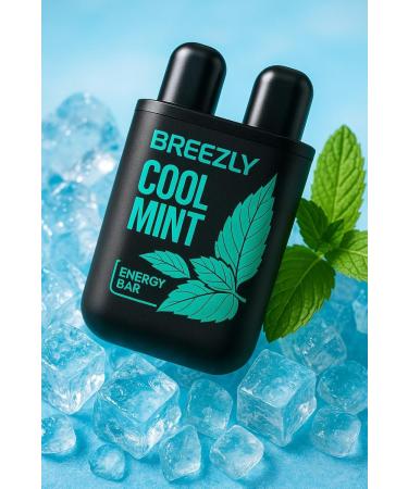BREEZLY Pack of 4 Nasal Sticks | Cool Mint | Enhanced Breathing + Natural Energy | Cooling Mint Sensation | Essential Oils + Menthol - Buy Online on GoSupps.com