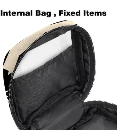 Retro Black Film Folding Board - Portable Menstrual Bag & Tie Storage for Teens & Women - Buy Online on GoSupps.com