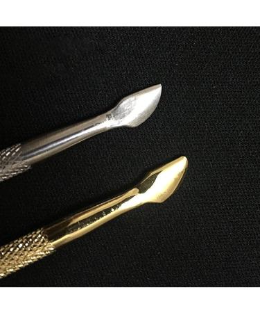 Nail Art for Women Cuticle Pusher Double Head Remove Dead Skin Stainless Steel Nail Polish Remover Tool for Manicure Nail Polish Removal for Manicure - Buy Online on GoSupps.com