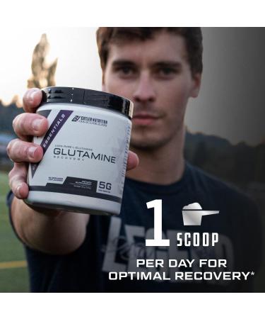Cutler Essentials 100% Pure L-Glutamine for Enhanced Recovery Lean Muscle Support and Improved Protein Synthesis | Unflavored 60 Servings - Buy Online on GoSupps.com