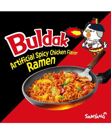 Samyang Spicy Hot Chicken Flavour Ramen Cup Halal - Pack of 6 by CNMART Black 70.00 g (Pack of 6) - Buy Online on GoSupps.com