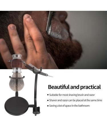Curved Shaving Brush Holder for Men | Compatible with Dry Brushes | Stylish & Durable Shaving Accessory - Buy Online on GoSupps.com