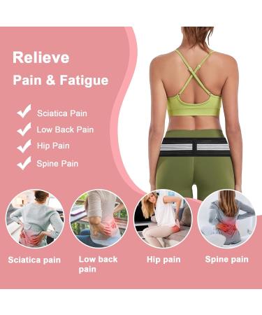 Back Brace for Lower Back Pain - Lightweight Adjustable Support Belt for Sciatica Lumbar Hip & Pelvic Relief for Men & Women - Buy Online on GoSupps.com