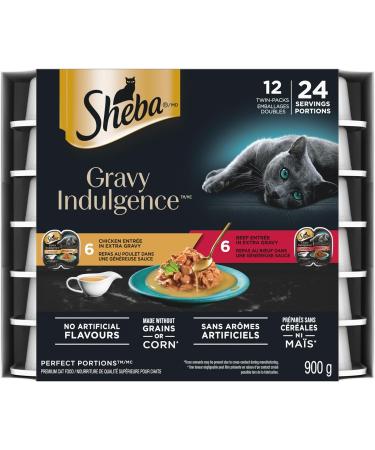 Sheba Gravy Indulgence Perfect Portions Adult Wet Cat Food & Bistro Perfect PORTIONS Cat Food Wet Adult Cat Food + Cat Food 75.00 g - Buy Online on GoSupps.com