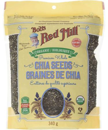 Bob's Red Mill Organic Chia Seeds 340g & Bobs Red Mill Flaxseed Meal 453g Chia Seeds + Flaxseed Meal - Buy Online on GoSupps.com