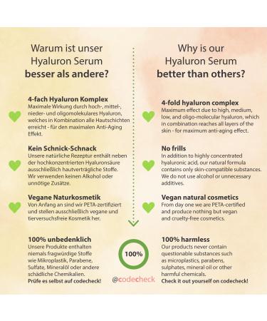 Hyaluron Serum BIO 50ml - Vegan High-Dose Hyaluronic Acid Gel with Aloe Vera for Wrinkles | Natural Cosmetics for Face Neck & D collet  - Buy Online on GoSupps.com