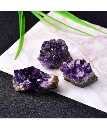 1/5/10PC 1PC/40-50g Natural Purple Amethyst Quartz Crystal Cluster Stone Druzy Geode Rock Specimens Ornament Home Decor Gift ZJGIDTEM (Color : Purple Size : 1Pc) 1Pc Purple - Buy Online on GoSupps.com