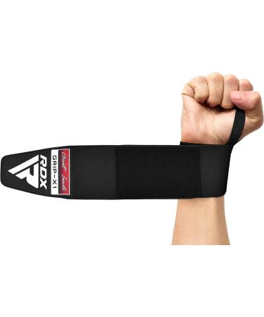RDX Wrist Bandages for Fitness & Strength Training - IPL UPA Approved 45cm Wrist Wraps for Weightlifting - Full Black - Buy Online on GoSupps.com