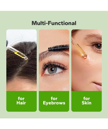 Organic Castor Oil - Cold Pressed Unrefined for Hair Growth Eyelashes Eyebrows & Massage | 2.02 Fl Oz - Buy Online on GoSupps.com