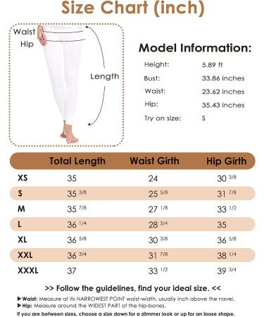 Mancyfit Women's Thermal Fleece-Lined Leggings - White, Size Small - Buy Online on GoSupps.com