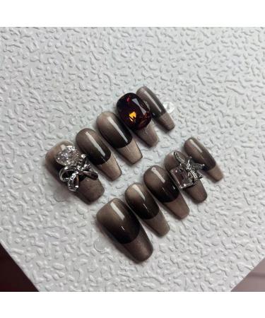 Temperament enhancement manicure wild cat's eye French hand-worn armor explosions(S) - Buy Online on GoSupps.com