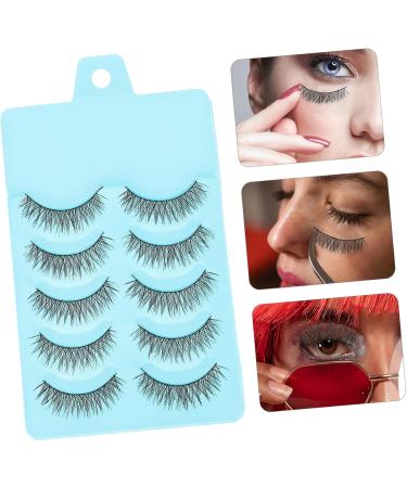 Beavorty 5 Pairs Cross False Eyelashes False Lashes Fake Eyelash Lashes with Color Short Eyelashes Thick False Eyelashes Dramatic Eyelashes Stick on Eyelashes Cross Section a03 Extend - Buy Online on GoSupps.com