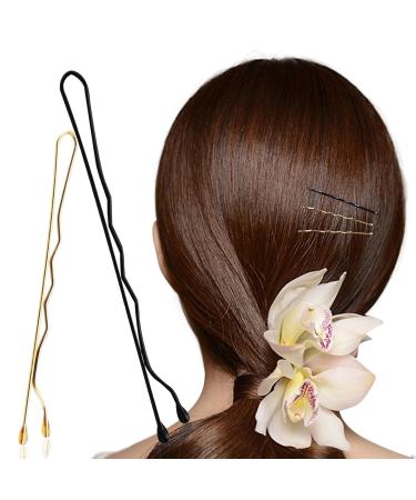 400-Piece Hair Clip Set | Versatile Hair Clips Bobby Pins & Hairpins for All Hair Types | Gold & Black 5-6cm | Perfect for Women & Girls - Buy Online on GoSupps.com