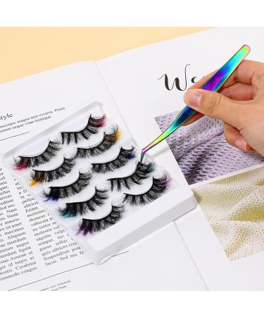 3Pcs Eyelash Extension Tweezers Set - Straight & Curved Styles for Classic Individual Extensions - Buy Online on GoSupps.com
