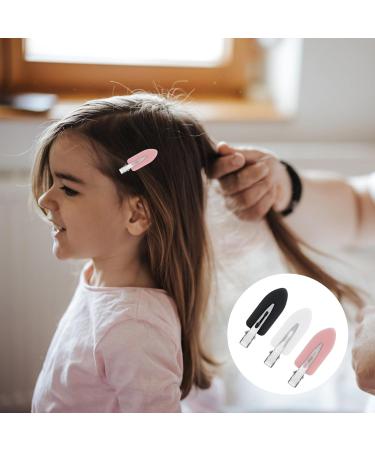10Pcs No Bend Hair Clips - Creaseless Styling Curl Clips for Bangs and Face Washing (Pink) - Buy Online on GoSupps.com