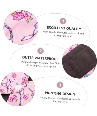 Set of 6 Washable Cloth Menstrual Pads - Reusable Period & Panty Liners for Women - Buy Online on GoSupps.com