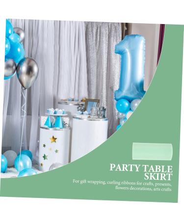 Abaodam 2 Rolls Mesh Roll Embroidered Curtains Wedding Arch Drapes Ribbon Tulle Baby Flowers roll - Buy Online on GoSupps.com