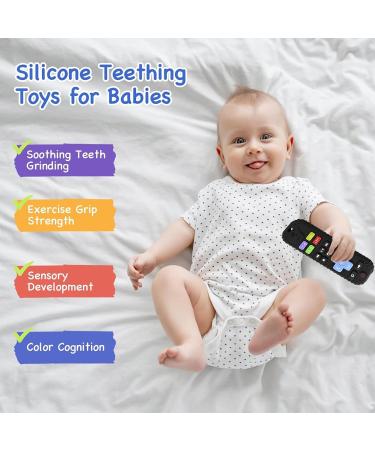 Xoelle Baby Bite Toys | BPA-Free Bite Rings & Chicken Stuff Teething Toys | Personalized Gift for 3+ Months - Buy Online on GoSupps.com