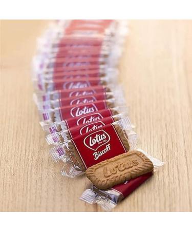 Lotus Biscoff Original Caramelised Single Biscuits | Pack of 50 | Individually Wrapped | Suitable for Vegans | Biscuit Gift Box with 50 Lotus Biscuits - Buy Online on GoSupps.com