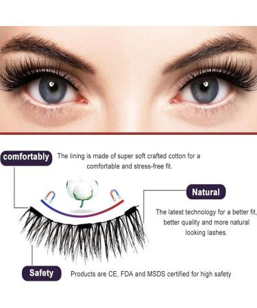 Dalarey Magnetic Lashes Dalarey Eyelashes Dalarey Magnetic Eyelashes Dalarey Magnetic Lashes with Applicator Reusable Magnetic Eyelashes (Fuller) - Buy Online on GoSupps.com