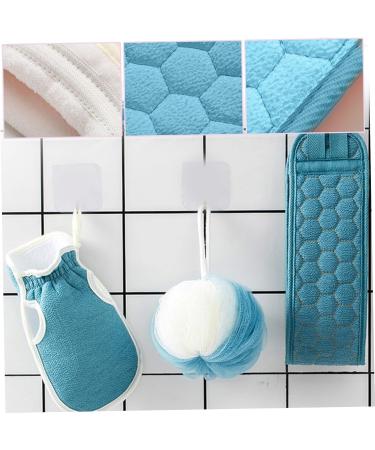 Premium Exfoliating Shower Towel Set - Includes Glove & Bath Sponges | Comfort & Style for Men & Women | Blue Exfoliating Washcloth - Perfect Bath Accessories - Buy Online on GoSupps.com