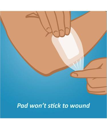 Nexcare Tegaderm + Pad Transparent Dressing - 5 Pack Waterproof & Breathable 7-Day Hold for Safe Bathing | International Shipping Available - Buy Online on GoSupps.com