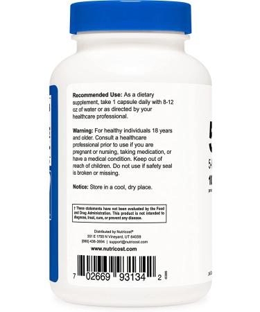 Nutricost 5-HTP 100mg - 240 Vegetarian Capsules | Gluten Free & Non-GMO - Buy Online on GoSupps.com