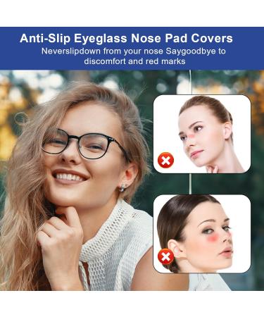 Ouligay 10 Pairs Anti-Slip Silicone Nose Pads for Glasses - Black - Buy Online on GoSupps.com