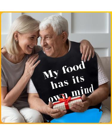 Heyu-Lotus Waterproof Adult Bibs - Reusable Dining Apron for Seniors & Disabled (Style2) - Buy Online on GoSupps.com